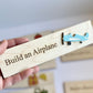 Workshop Play Board | Montessori Inspired | Construction Playroom Decor | Interchangeable Activity Board |  Pretend Play Workshop