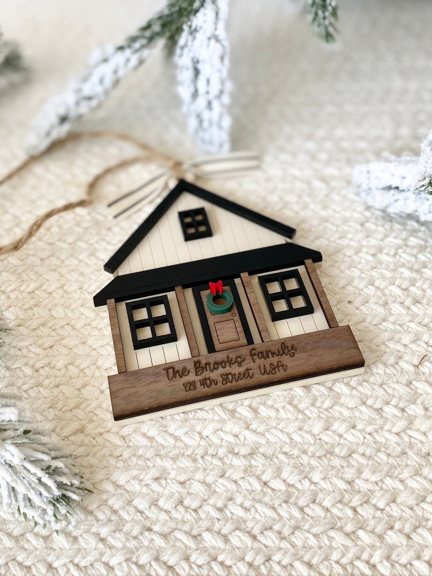 Hearth & Home ~ Modern Farmhouse Christmas Ornament
