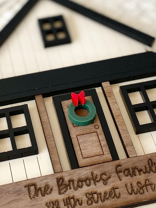 Hearth & Home ~ Modern Farmhouse Christmas Ornament