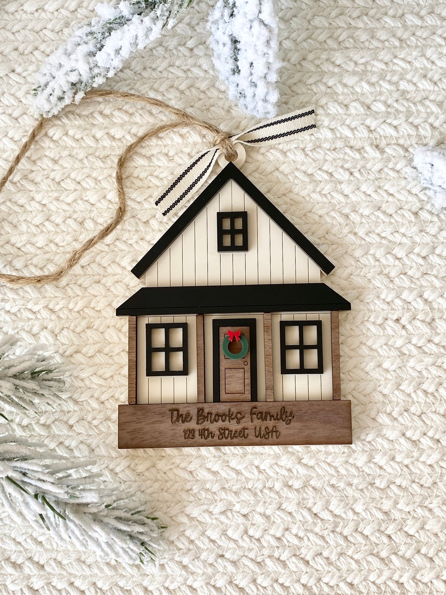 Hearth & Home ~ Modern Farmhouse Christmas Ornament