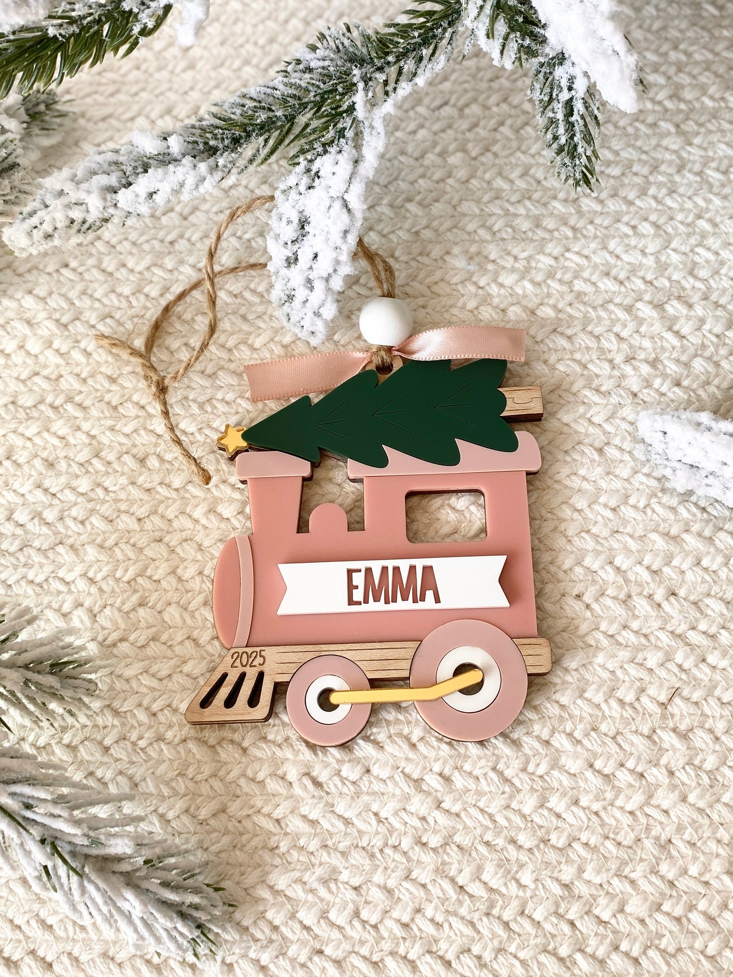 All Aboard Christmas Train Ornament