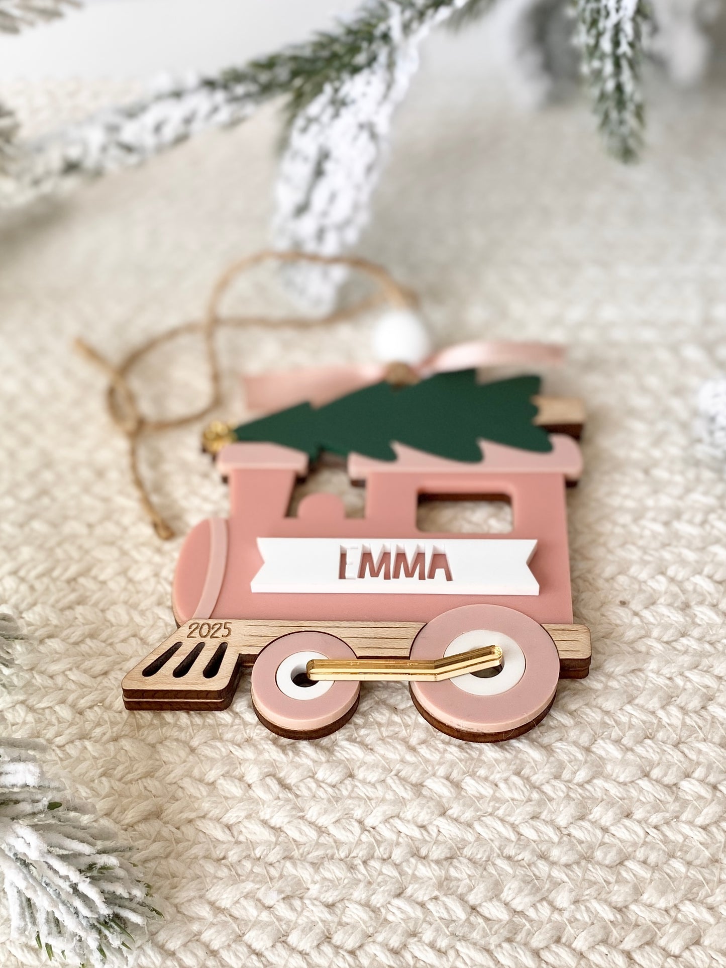 All Aboard Christmas Train Ornament