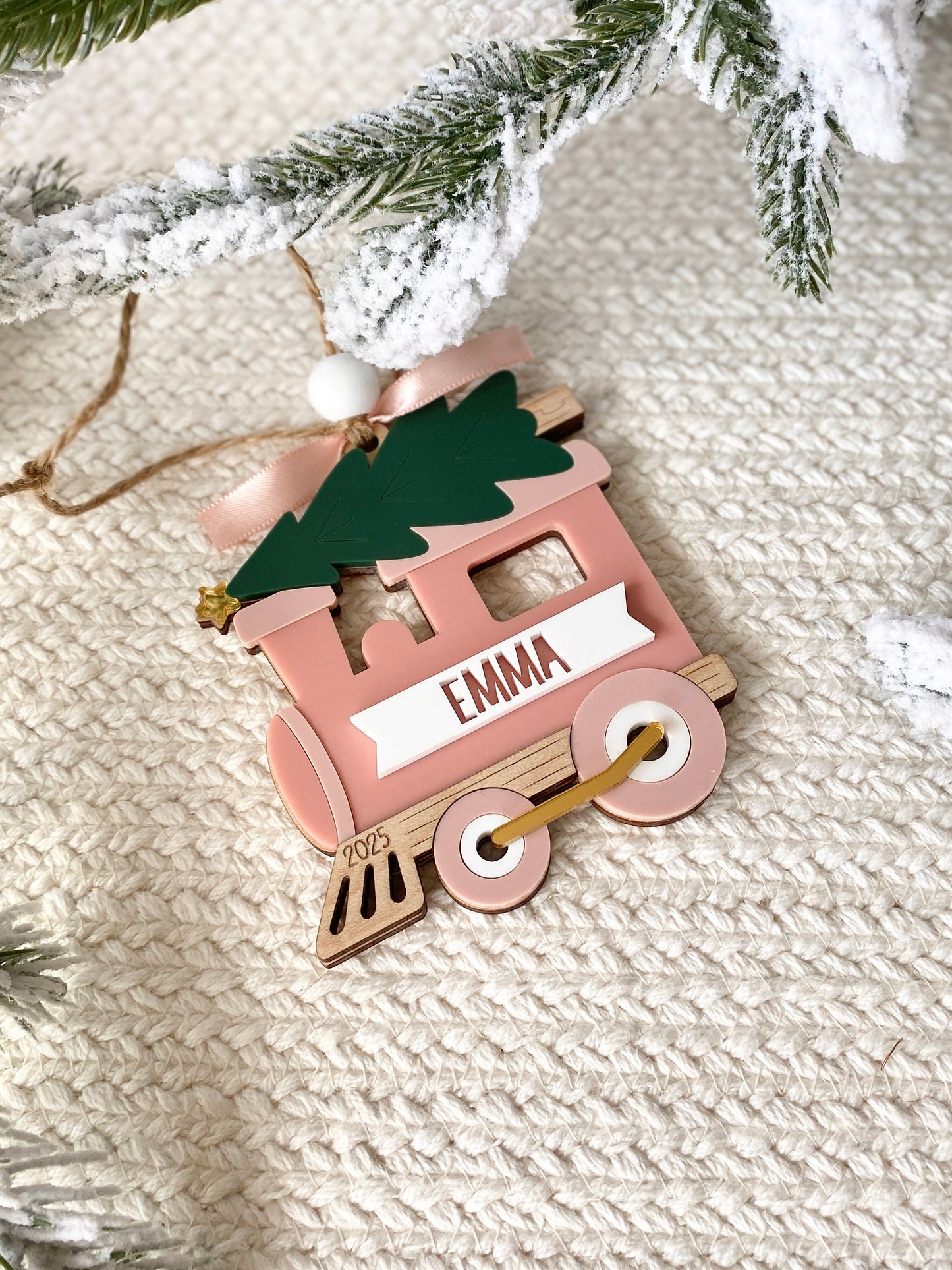 All Aboard Christmas Train Ornament