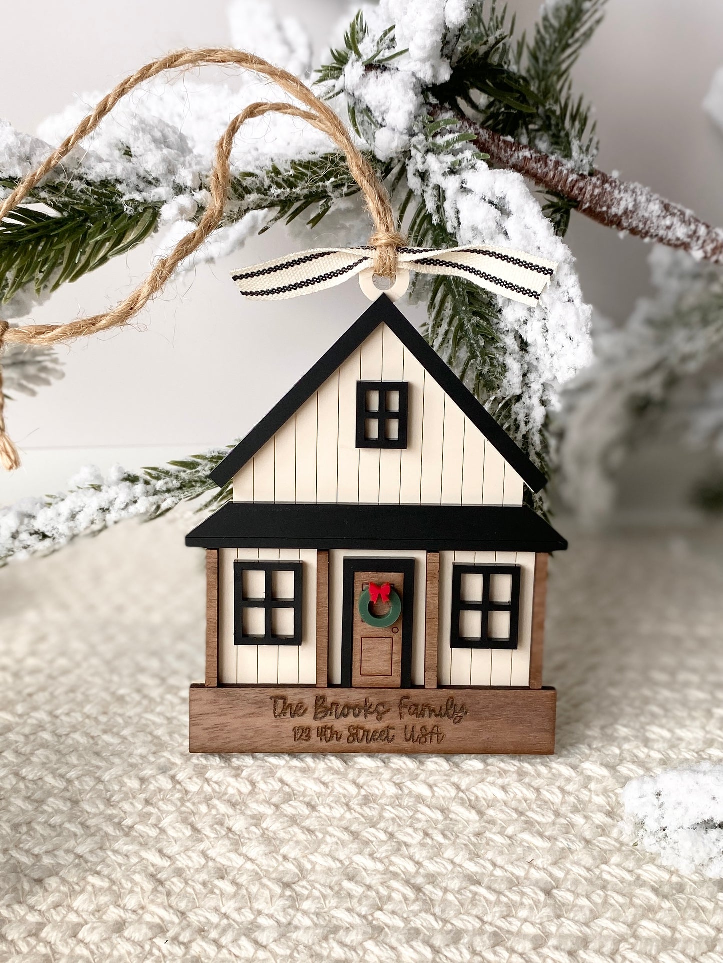 Hearth & Home ~ Modern Farmhouse Christmas Ornament
