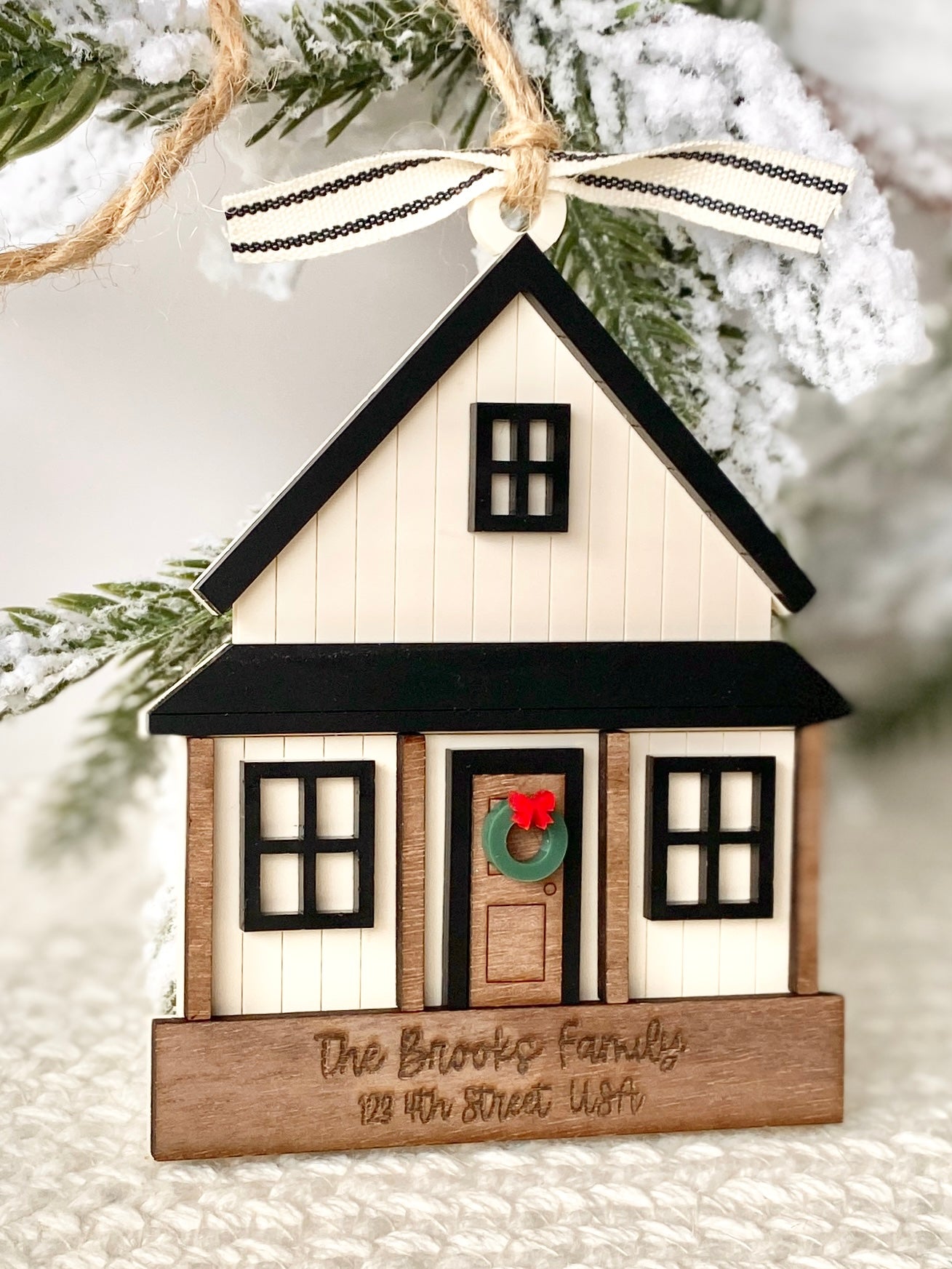 Hearth & Home ~ Modern Farmhouse Christmas Ornament