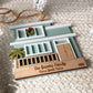 Coastal Christmas Beach House Ornament
