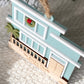 Coastal Christmas Beach House Ornament