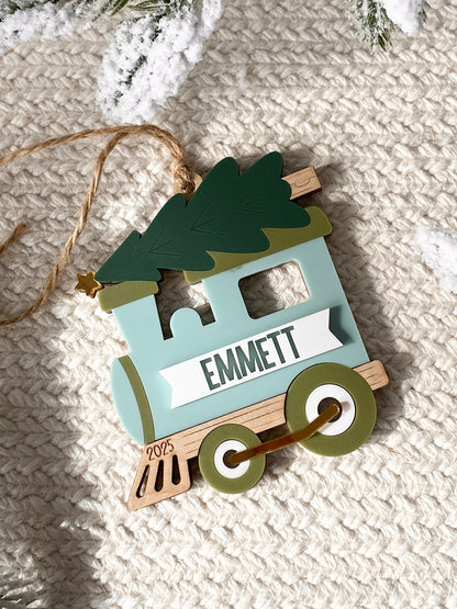 All Aboard Christmas Train Ornament