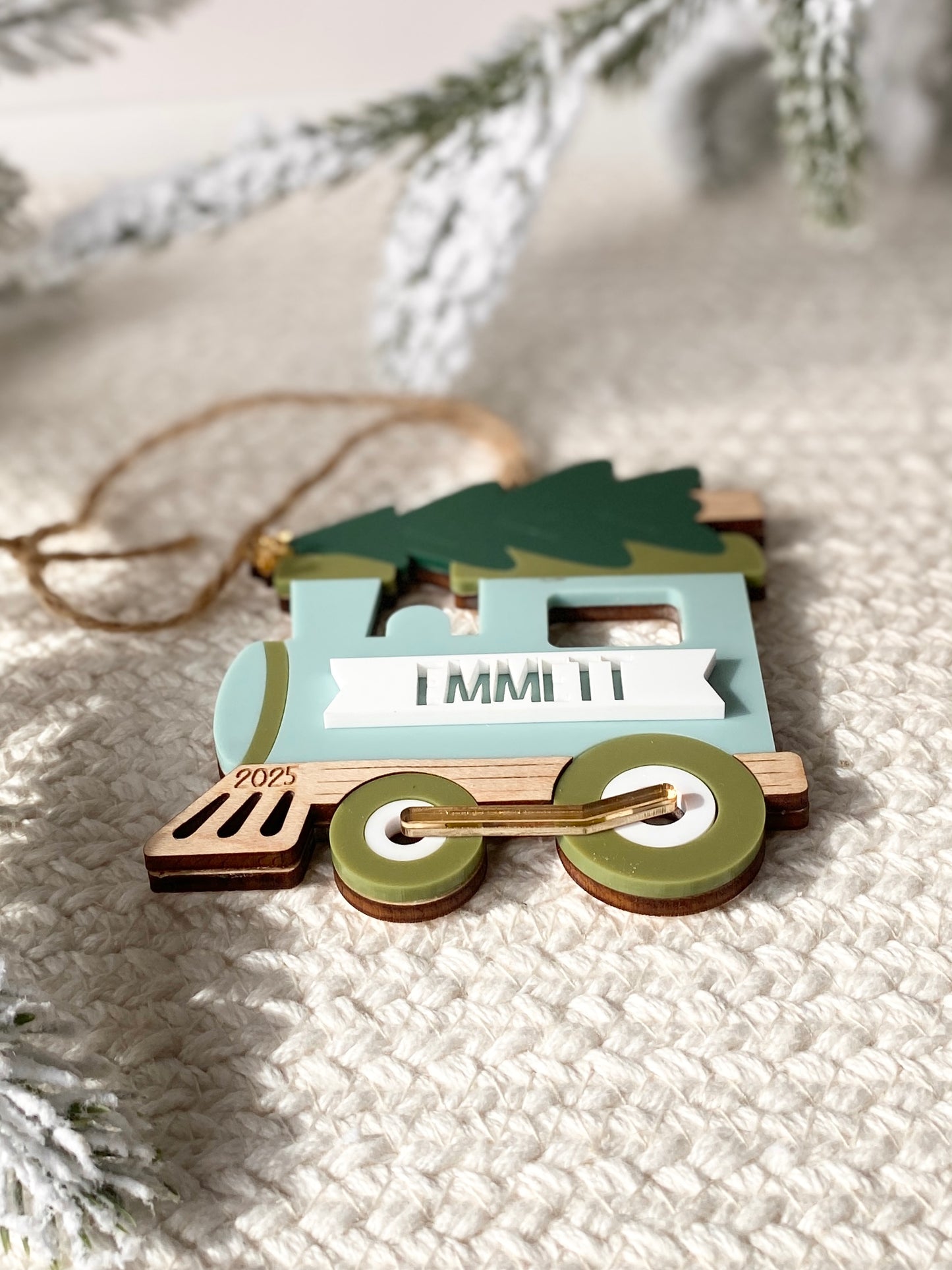 All Aboard Christmas Train Ornament