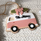 Surf's Up for Christmas Camper Van Ornament