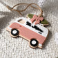 Surf's Up for Christmas Camper Van Ornament