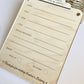Bakery Order Pad for Kids | Pretend Play Bakery Accessory | Dry Erase Bakery Order Form | Play Kitchen Toy | Personalized Bakery Gift