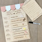 Bakery Order Pad for Kids | Pretend Play Bakery Accessory | Dry Erase Bakery Order Form | Play Kitchen Toy | Personalized Bakery Gift