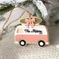 Surf's Up for Christmas Camper Van Ornament