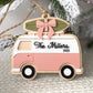 Surf's Up for Christmas Camper Van Ornament
