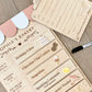 Bakery Order Pad for Kids | Pretend Play Bakery Accessory | Dry Erase Bakery Order Form | Play Kitchen Toy | Personalized Bakery Gift