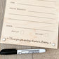 Bakery Order Pad for Kids | Pretend Play Bakery Accessory | Dry Erase Bakery Order Form | Play Kitchen Toy | Personalized Bakery Gift