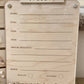 Bakery Order Pad for Kids | Pretend Play Bakery Accessory | Dry Erase Bakery Order Form | Play Kitchen Toy | Personalized Bakery Gift
