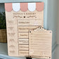 Bakery Order Pad for Kids | Pretend Play Bakery Accessory | Dry Erase Bakery Order Form | Play Kitchen Toy | Personalized Bakery Gift