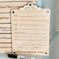Bakery Order Pad for Kids | Pretend Play Bakery Accessory | Dry Erase Bakery Order Form | Play Kitchen Toy | Personalized Bakery Gift