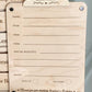 Bakery Order Pad for Kids | Pretend Play Bakery Accessory | Dry Erase Bakery Order Form | Play Kitchen Toy | Personalized Bakery Gift