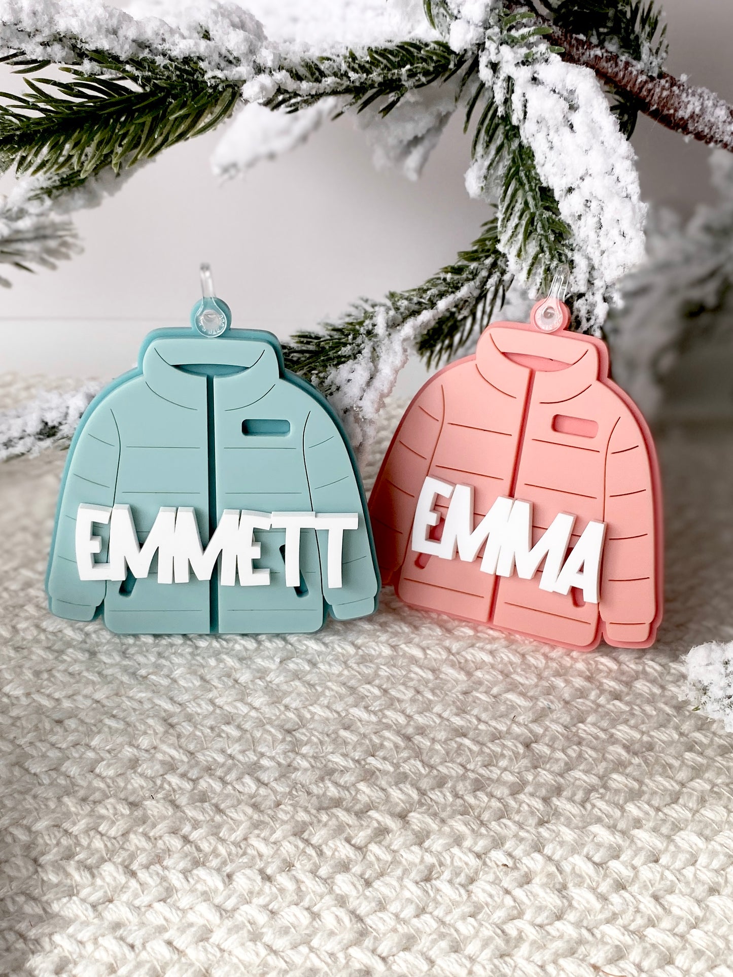 Bundle Up! Puffy Jacket Ornament/Bag Tag