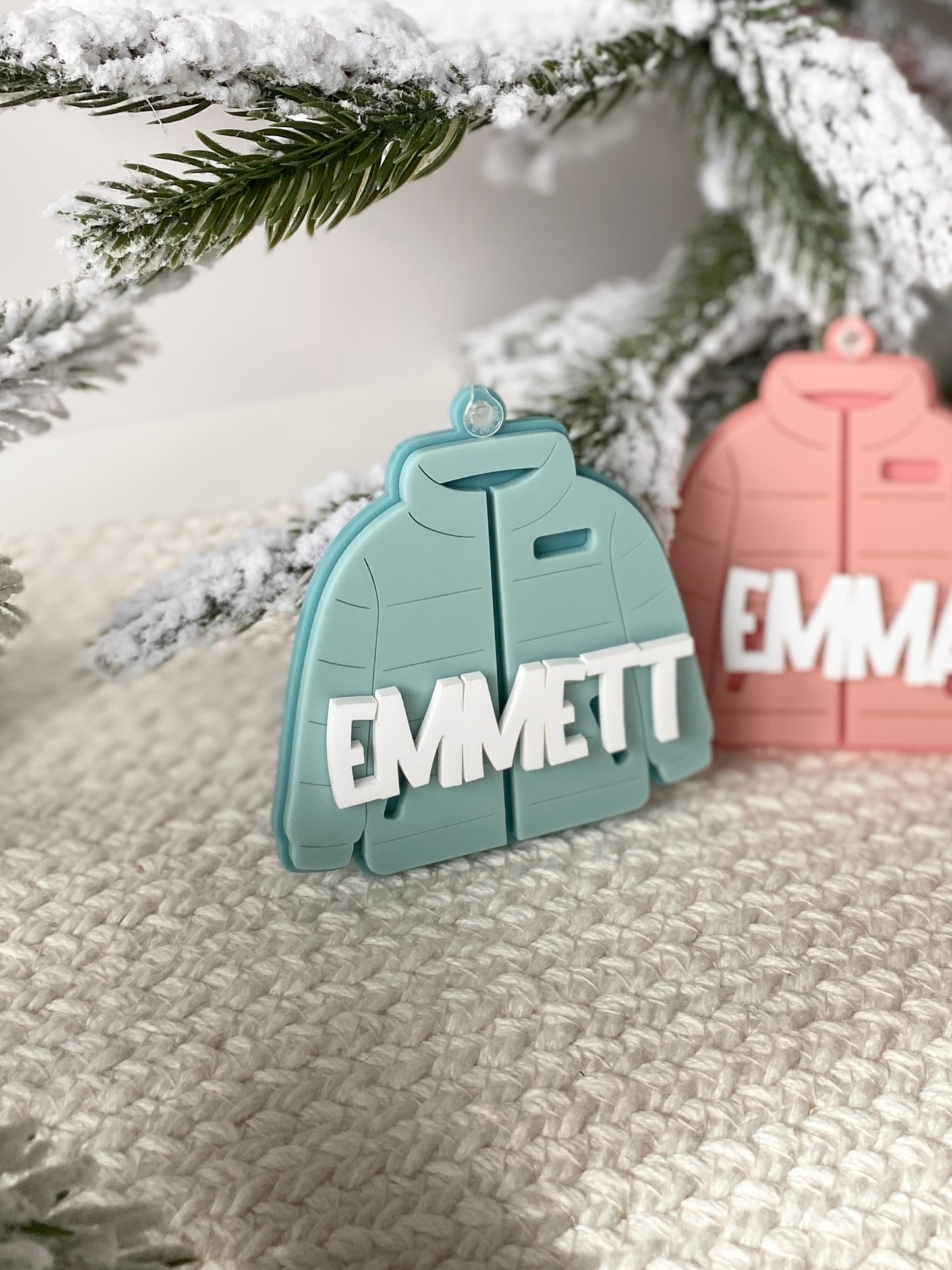 Bundle Up! Puffy Jacket Ornament/Bag Tag