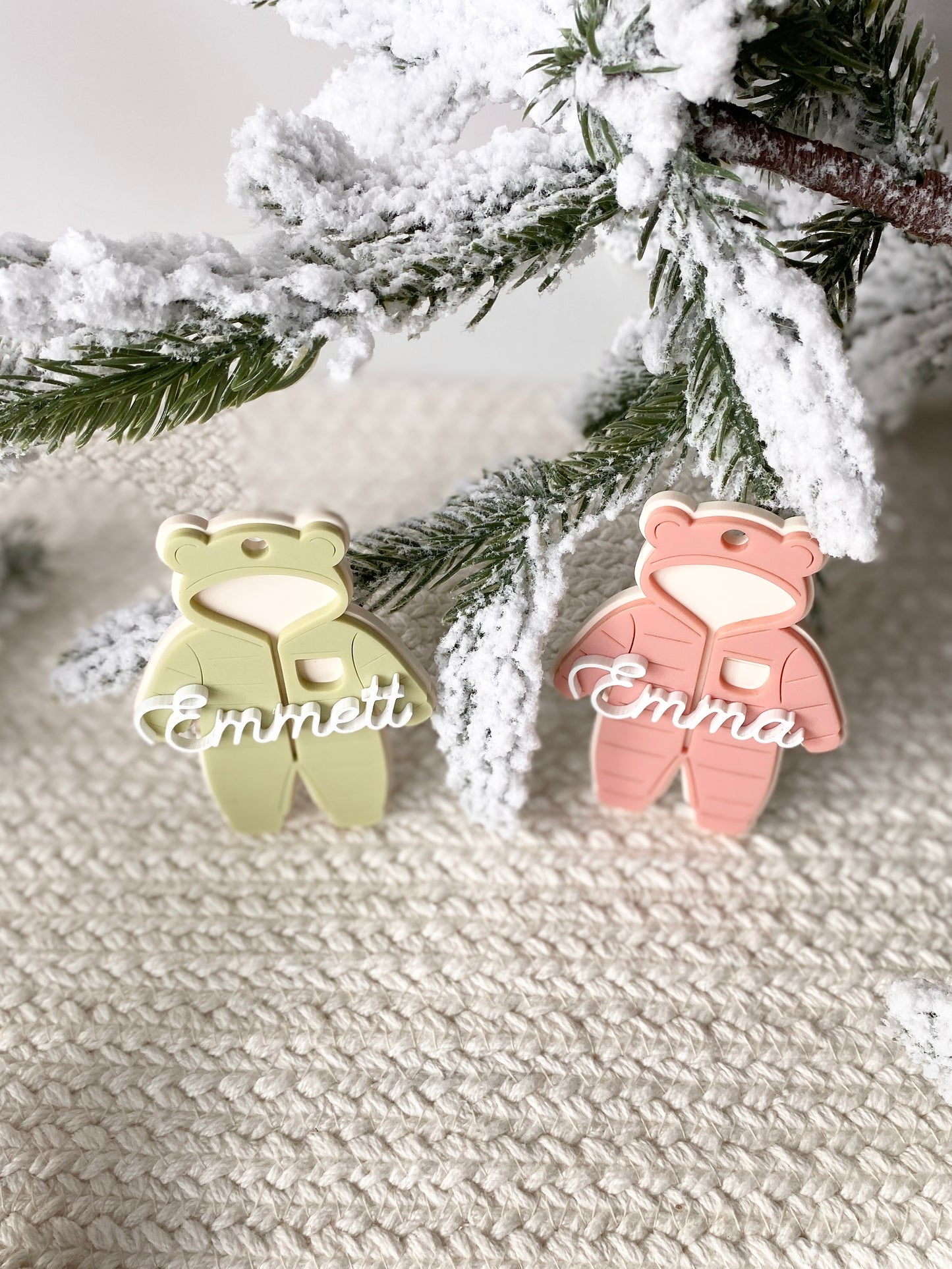 Baby Snowsuit Ornament/Bag Tag