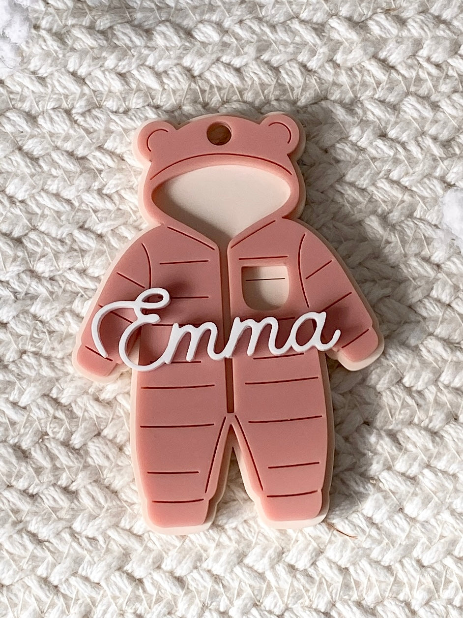 Baby Snowsuit Ornament/Bag Tag