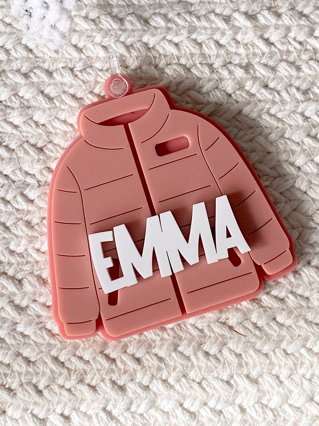 Bundle Up! Puffy Jacket Ornament/Bag Tag