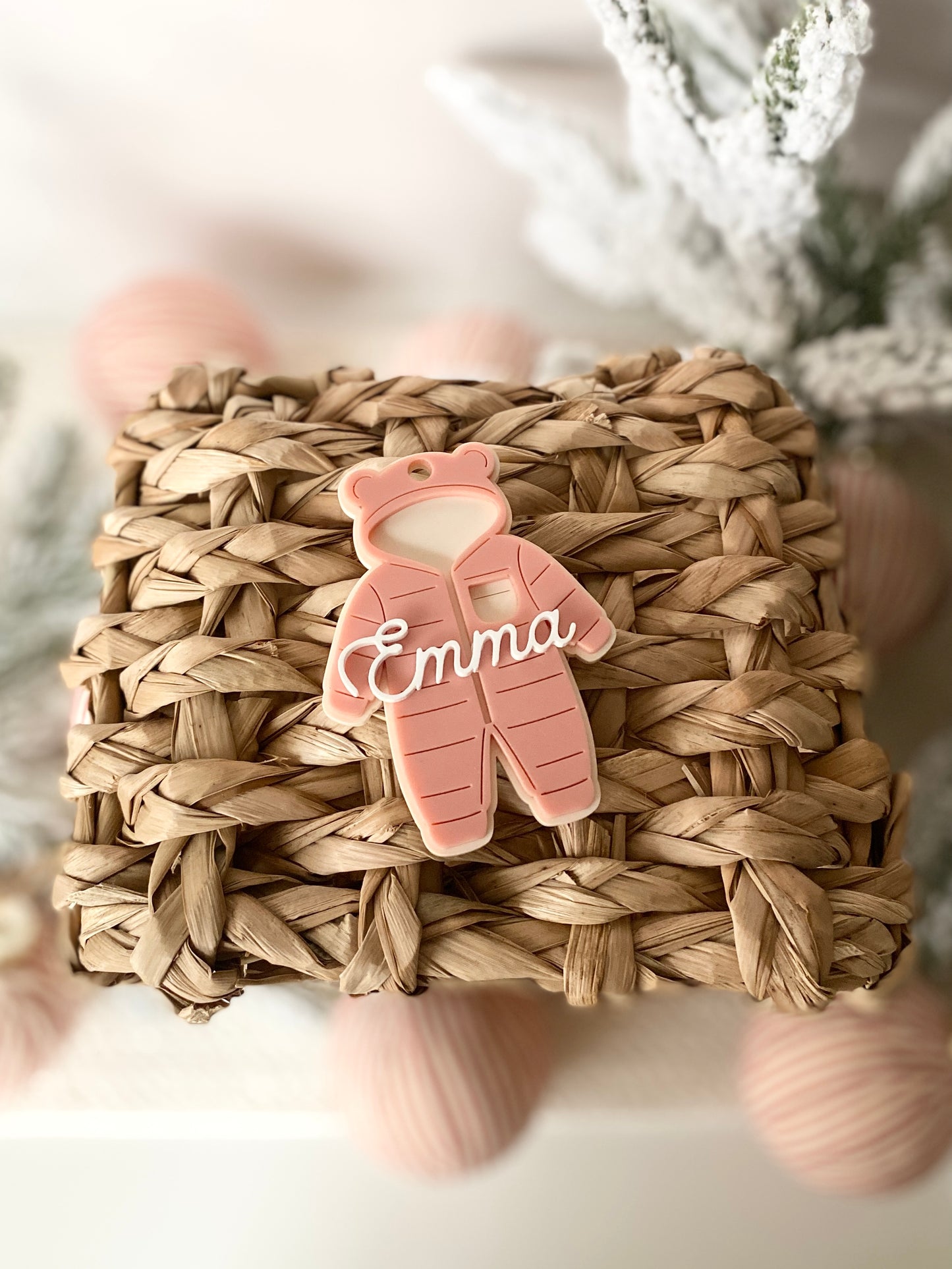 Baby Snowsuit Ornament/Bag Tag