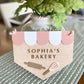 Personalized Kids Bakery Sign | Custom Play Kitchen Sign | Wooden Bakery Name Sign | Playroom Decor | Montessori Pretend Play Gift