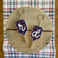 Patriotic Pickleball Paddle Keychain | Initial Bag Charm  | Team Gift | Red White Blue Accessory