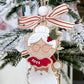 Mr. & Mrs. Claus Christmas Ornament Set