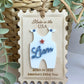 Baby's First Christmas Ornament, Born in 2026, America’s 250th Birthday Keepsake, Personalized Baby Girl or Boy Ornament, Made in USA