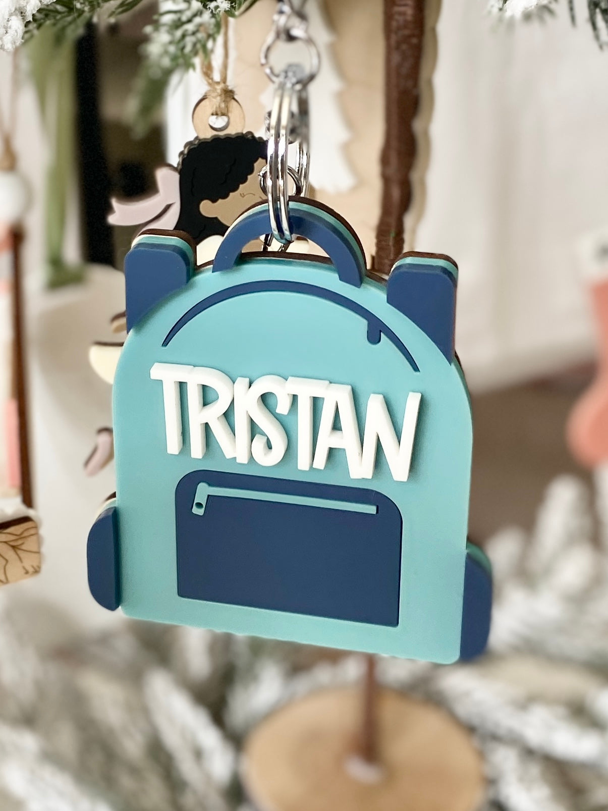 Backpack Buddy Tag – Personalized Emergency Contact Keychain
