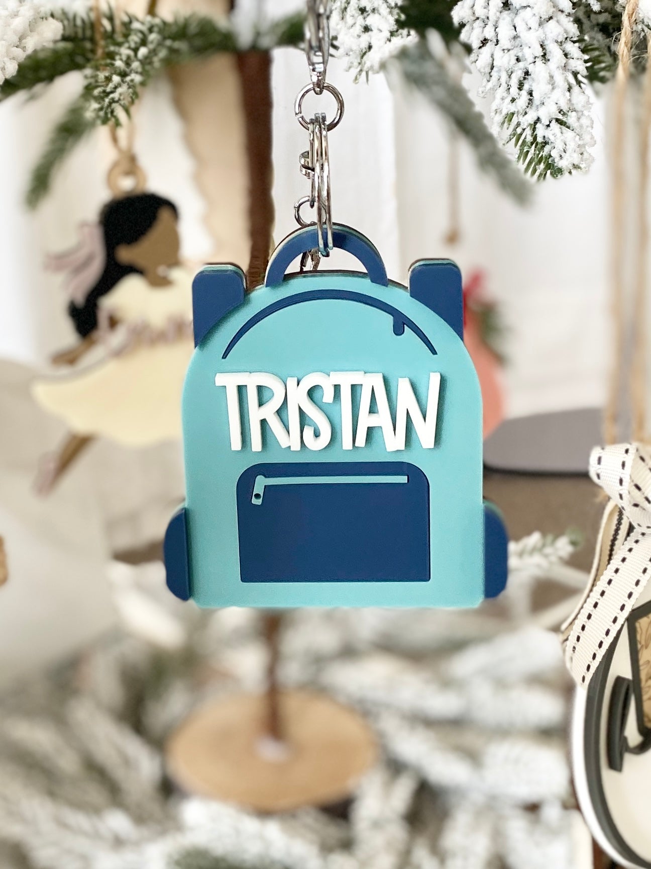 Backpack Buddy Tag – Personalized Emergency Contact Keychain