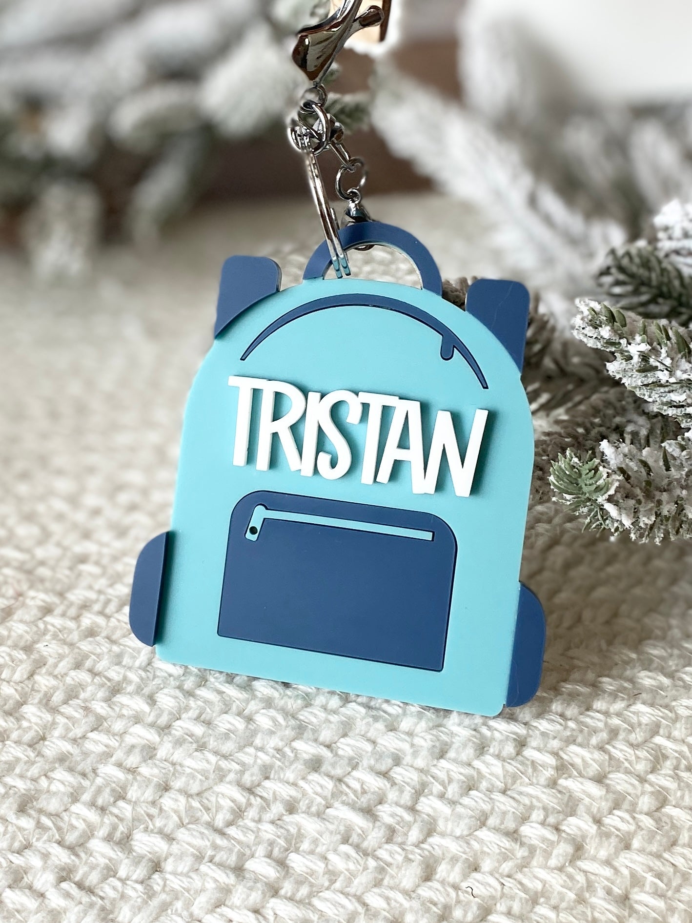 Backpack Buddy Tag – Personalized Emergency Contact Keychain