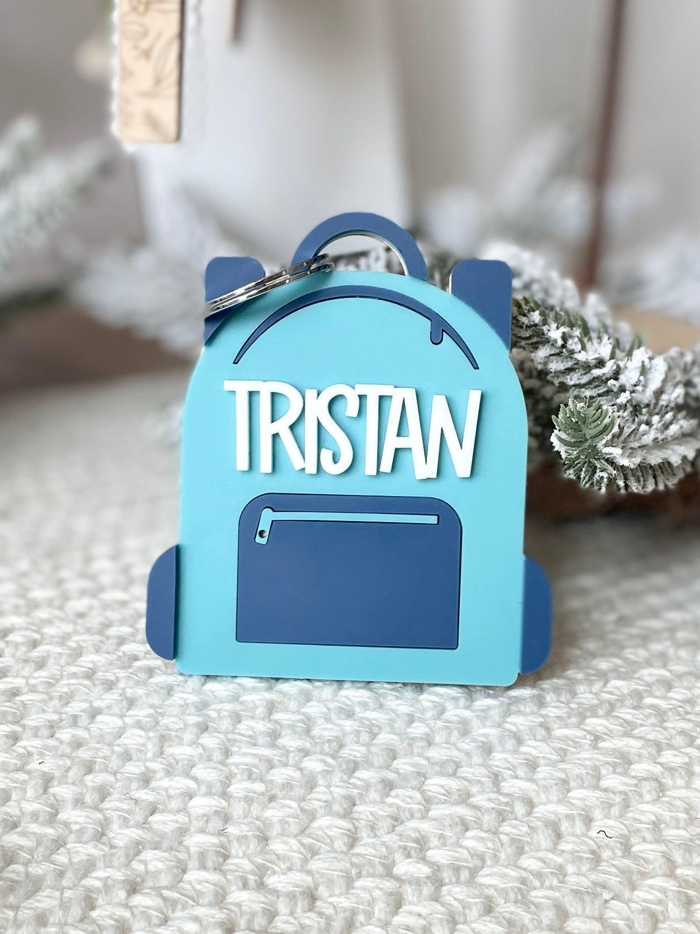 Backpack Buddy Tag – Personalized Emergency Contact Keychain