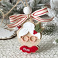 Mr. & Mrs. Claus Christmas Ornament Set