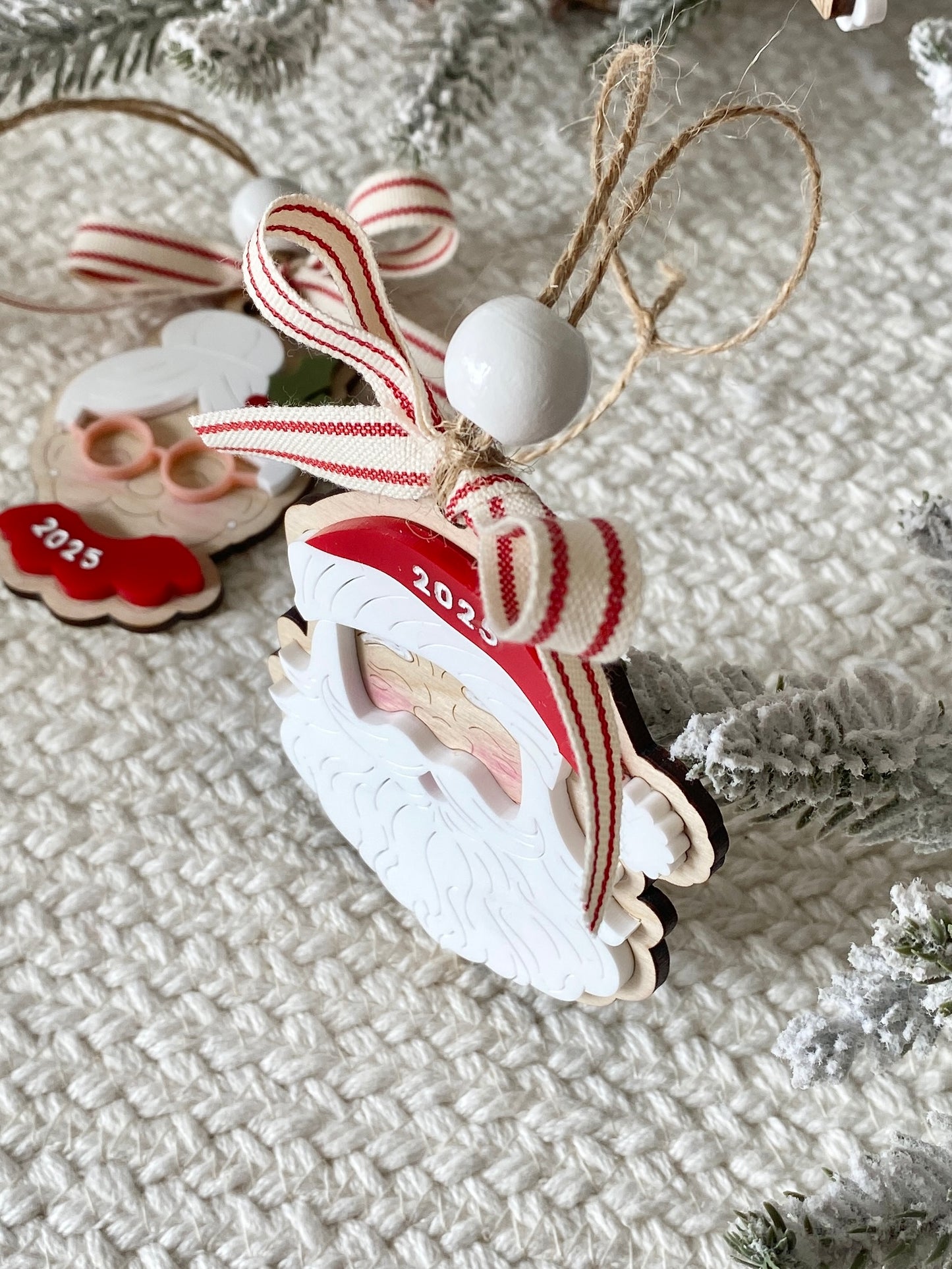 Mr. & Mrs. Claus Christmas Ornament Set