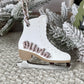 Skating Into Christmas – Personalized Ice Skate Ornament