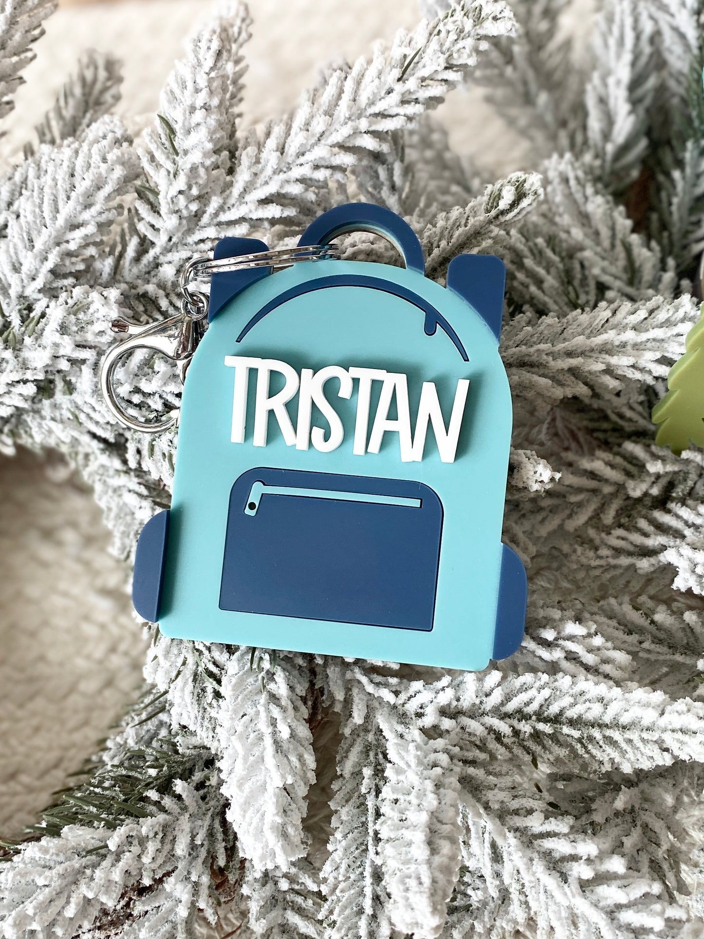 Backpack Buddy Tag – Personalized Emergency Contact Keychain