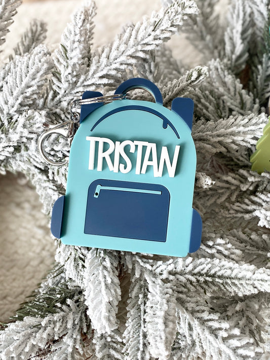 Backpack Buddy Tag – Personalized Emergency Contact Keychain