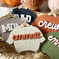 Cozy Threads – Personalized Sweater Ornament/Tag