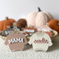 Cozy Threads – Personalized Sweater Ornament/Tag