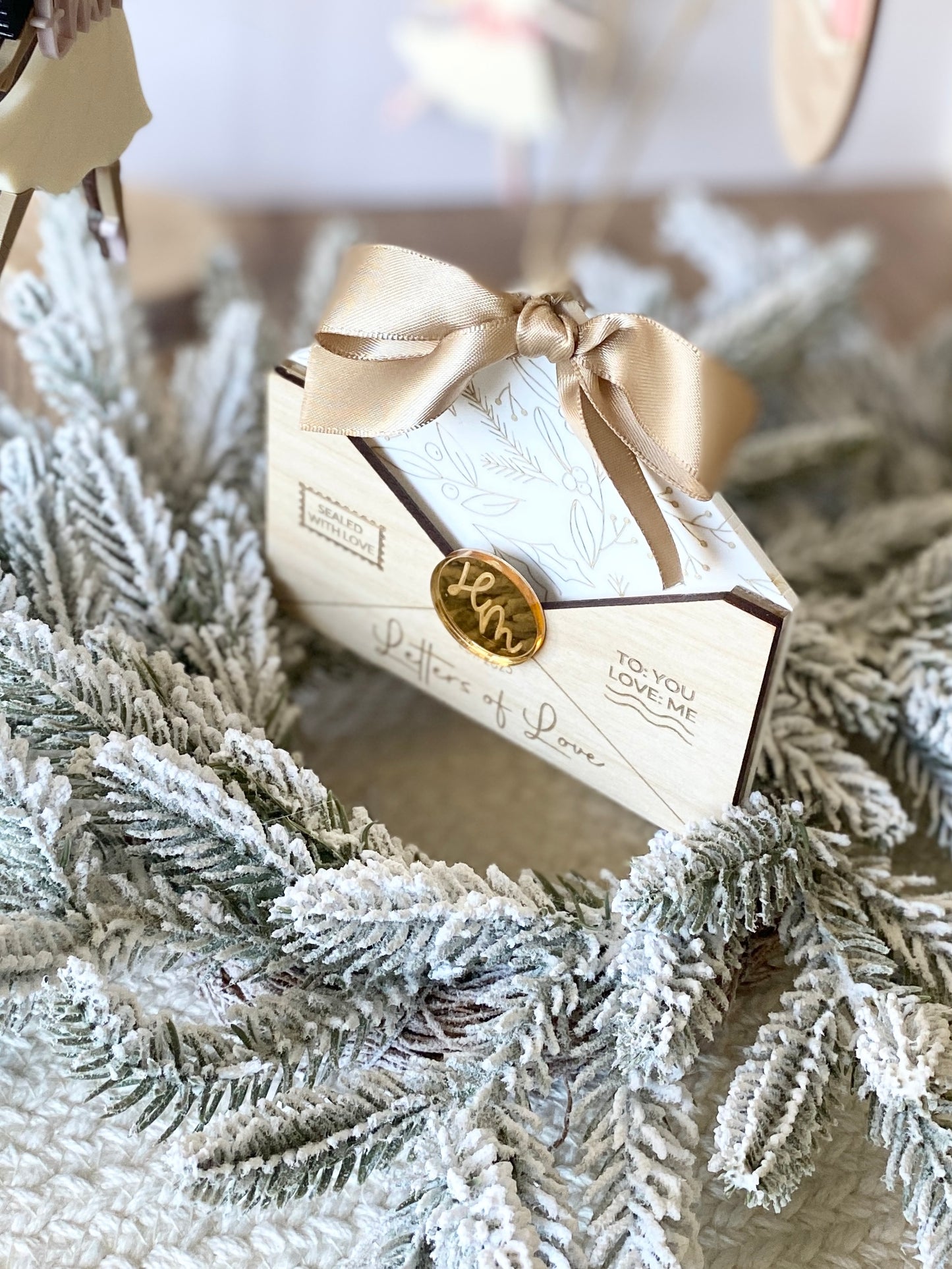 Letters of Love – Christmas Keepsake Ornament & Gift Card Holder