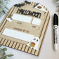Personalized Halloween Costume Board | Kids Photo Prop | Dry Erase Halloween Sign | Yearly Keepsake | First Halloween