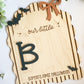 Personalized Baby Footprint Keepsake | First Halloween Wooden Sign