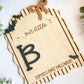 Personalized Baby Footprint Keepsake | First Halloween Wooden Sign